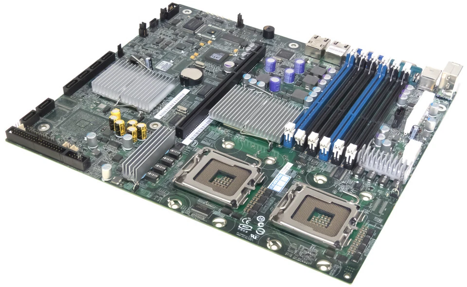 Intel S5000VCL Motherboard D41874-700 2x LGA771 6x DDR2 Pci-X - Image 1 of 2