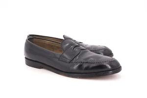 $893 | MOCASSINO ALDEN 12 B NERO SHELL CINTURINO CORDOVAN LHS RISOLED - Foto 1 di 19