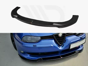 Diffusore Anteriore Diffusore Maxton Design Nero Lucido Abs Per Alfa Romeo 156 Gta - Foto 1 di 4
