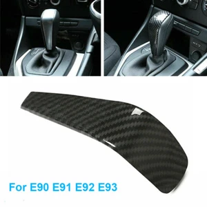 Cubierta de cabeza de perno de cambio de marcha de fibra de carbono para BMW Serie 3 E90 E91 E92 E93 SU - Imagen 1 de 10