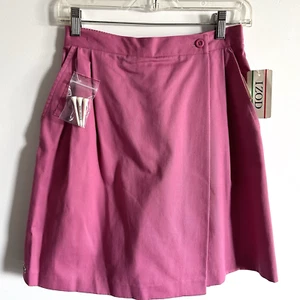Izod Lacoste rosa Golf Skort Shorts Baumwolle adrett Vintage USA Union neu mit Etikett T-Shirts Small - Bild 1 von 20