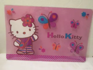 Mantel rosa vintage Hello Kitty Sanrio nuevo en paquete - Imagen 1 de 3