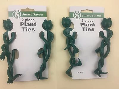 Tira de clip para corbatas de rana vegetal 2 tarjetas de 2 para un total de 4 Foto 1 de 2