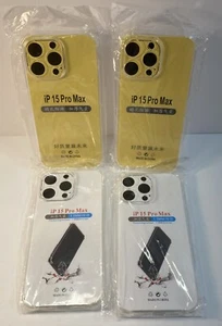 Clear Bumper Case Shockproof Cover For iPhone 15 14 13 12 11 Pro Max XS XR 4 Lot - Picture 1 of 3