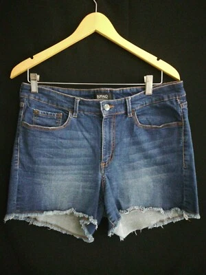 Buffalo David Button Hope Denim Jean Shorts Size 31 Mid Rise Z11 - Image 1 of 4