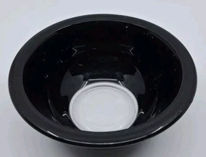 Pyrex Black 1 Liter Clear Bottom Glass Mixing Bowl-322/42-USA 7"x3" - Picture 1 of 5
