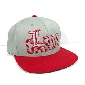 New LOUISVILLE CARDS SNAPBACK HAT high profile gray retro slant cardinals mens - Picture 1 of 6
