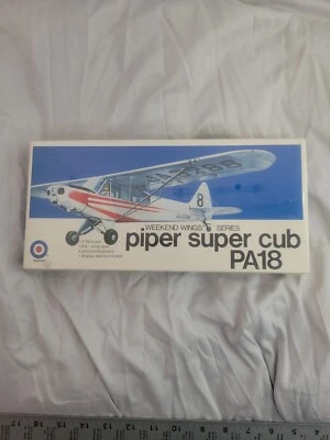 Vintage Minicraft PIPER SUPER CUB PA18 Airplane Model Kit 1:48 Scale No.8515S - Image 1 of 4