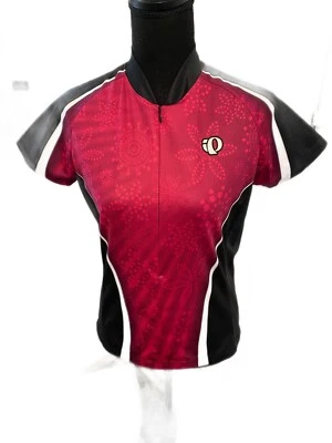 Camisa de ciclismo para mujer rosa perla Izumi talla mediana 1/2 cremallera manga corta Foto 1 de 4