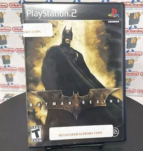 Batman Begins Ps2 Sviluppatore Supporto Tecnico Copia VGA WATA CGC Gamecube CIB SNES N64 - Foto 1 di 14