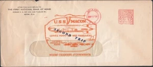 U.S.1934. U.S.S. Macon "Leaves Miami", Moffett Field, CA - Picture 1 of 1
