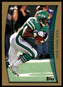 1998 TOPPS LEON JOHNSON NEW YORK JETS #46
