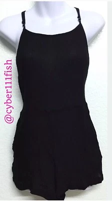 Romper Brandy Melville Black Adley novo com etiquetas #229 - Imagem 1 de 4