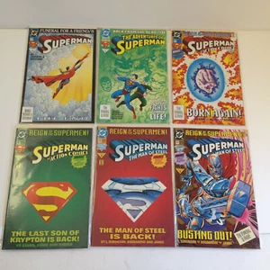 (6) Adventures of Superman 1993 Bände 10,11,12,12,13,13 ANSEHEN - Bild 1 von 6