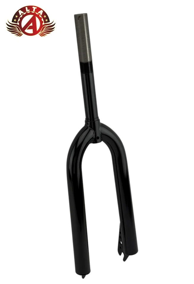 ALTA 20" BMX MX Bicycle Bike Fork Steel 1" Threaded BLACK. - Image 1 of 4