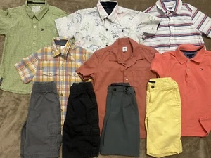 Size 6 GAP Quiksilver Hurley Tommy TCP Shorts Button Boy Lot Adjustable Waist - Picture 1 of 4