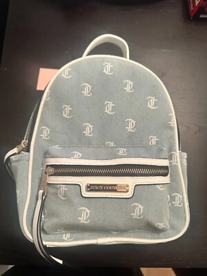 Juicy Couture Gris (Gris) Mini Mochila Bolso - Negro - Nuevo con Etiquetas - $99 MSRP Foto 1 de 3
