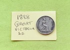 1888 Four Pence 4p Groat Silver Queen Victoria (1837-01)