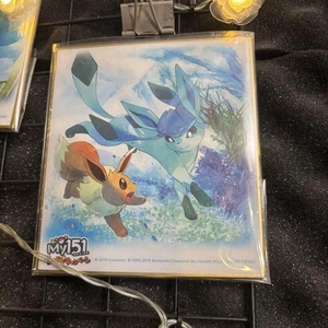 Pokemon MY151 Eevee Mini Shikishi Art Board 4-Piece Set Exclusive Collectible - Picture 1 of 5