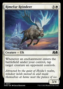 Rimefur Reindeer - Wilds of Eldraine #0027 MTG Magic The Gathering - Picture 1 of 1