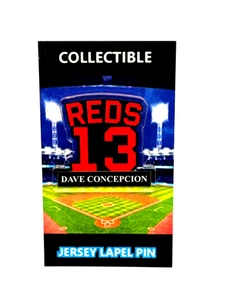 Cincinnati Reds Dave Concepcion Anstecknadel - Classic Big Red Machine Sammlerstück - Bild 1 von 1