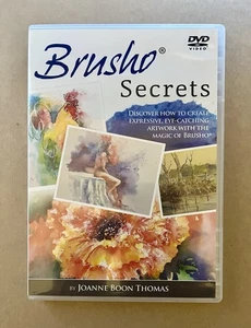 Brusho Secrets DVD, Painting, Art Tutorial, 2-Disc Set, Joanne Boon Thomas - Picture 1 of 3