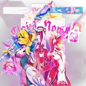 OVERWATCH Rose Gold Mercy Bundle + Pink Mercy Skin (ALL PLATFORMS/READ DESC) - Picture 1 of 8