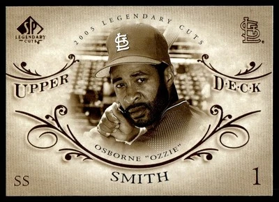 2005 SP Legendary Cuts Ozzie Smith St. Louis Cardinals #59 - Image 1 of 2