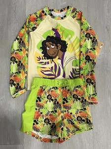 Conjunto de bañador Walt Disney Collection Encanto Bruno para niños 7/8 y protector contra erupciones 9/10 - Imagen 1 de 3