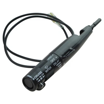 黑色巡航控制挡风玻璃刮臂杠杆开关适用于雪佛兰卡车庞蒂亚克 — 第 1/4 张图片