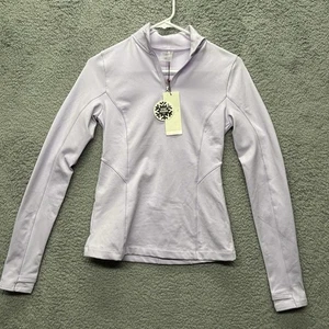Calia Damen Cold Weather 1/4 Zip XS Lavendel Langarm Daumenlöcher Neu - Bild 1 von 9