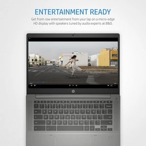 HP Chromebook 14b-na0005na 14'' AMD Athlon 3050C 64GB 4GB Grey Laptop C2 - Picture 1 of 3
