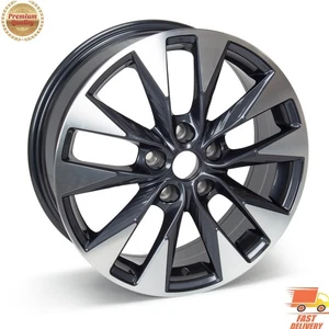 17" x 6.5" Machined Grey Rim 62758 For 2016-2019 Nissan Sentra Replacement Wheel - Picture 1 of 8