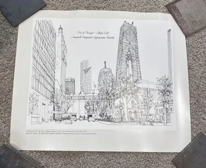Bill Olendorf Historischer Druck Illinois Bell -Ameritech Integrated Network Chicago - Bild 1 von 9