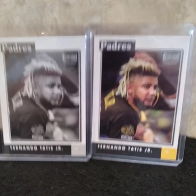 2020 Fernando Tatis, Jr Topps Archives Snapshot Base & B&W parallel #AS-FT-SD. - Image 1 of 4