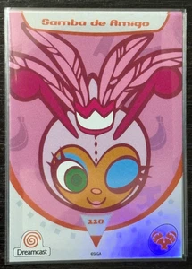 LIMITED RUN GAMES - SEGA DREAMCAST TRADING CARD - SAMBA DE AMIGO FOIL #110 - Picture 1 of 1