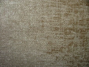 21 Metres Caramel Flame Retardant Chenille Fabric - Upholstery And Cushion Use - Picture 1 of 9
