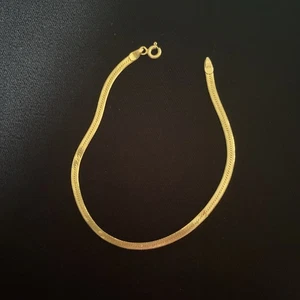14K Gelbgold Fischgrät Armband 7 Zoll 2,03 Gramm - Bild 1 von 11