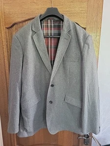 Giacca Country Brook Taverner Lana e Cashmere Taglia 50r Grigio Chore Lana Ptp 25" - Foto 1 di 14