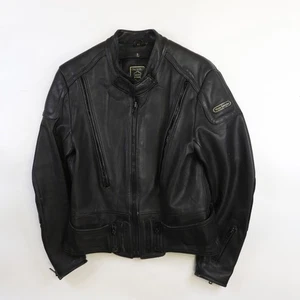 Vintage Hein Gericke Leather Cafe Racer Motorcycle Jacket Size 42 - Picture 1 of 9