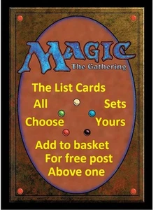 Magic The Gathering DIE LISTE Alle Sets Rare MINT MTG Wählen Sie Ihre - Bild 1 von 31