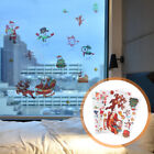  3 Pcs Christmas Window Cling Decorations Sticker Static Stickers Decorate