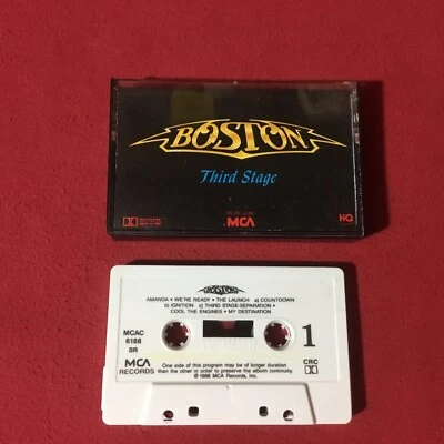 Boston – Third Stage  *1986:MCA Cassette– MCAC-6188 *CRC No BAR CODE - Image 1 of 4