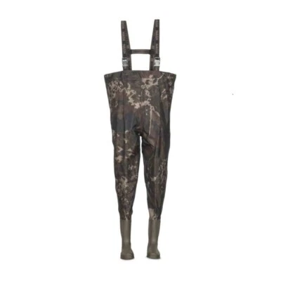 Nash Zero Tolerance HD Camo Waders - Carp Fishing Camo Heavy Duty Wader All Size - Image 1 of 4