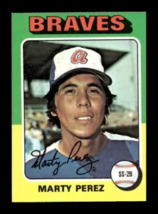 1975 Topps MINI #499 Marty Perez Braves NEAR MINT *8m - Picture 1 of 2