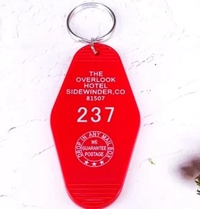 Overlook Hotel Keyring Tag The Shining Room 237 Key Tag Chain Ring Replica LARGE - Picture 1 of 1