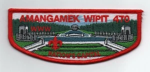 OA Amangamek Wipit Lodge 470, Memorial de la Segunda Guerra Mundial, solapa S-86, ¡como nuevo! - Imagen 1 de 1