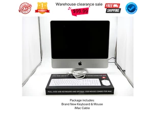 Apple iMac 20 Inch 2GB 160GB HDD All in One PC - 1 Year Warranty - Picture 1 of 5