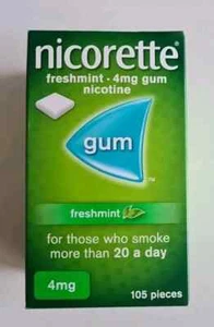 Nicorette Chewing Gum 4mg Freshmint - 105 Pieces - Picture 1 of 2