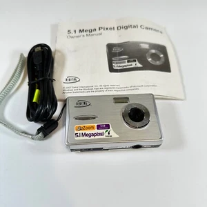 Cámara Digital Concepts 5,1 megapíxeles con cable, manual del propietario, tarjeta SD - Imagen 1 de 17